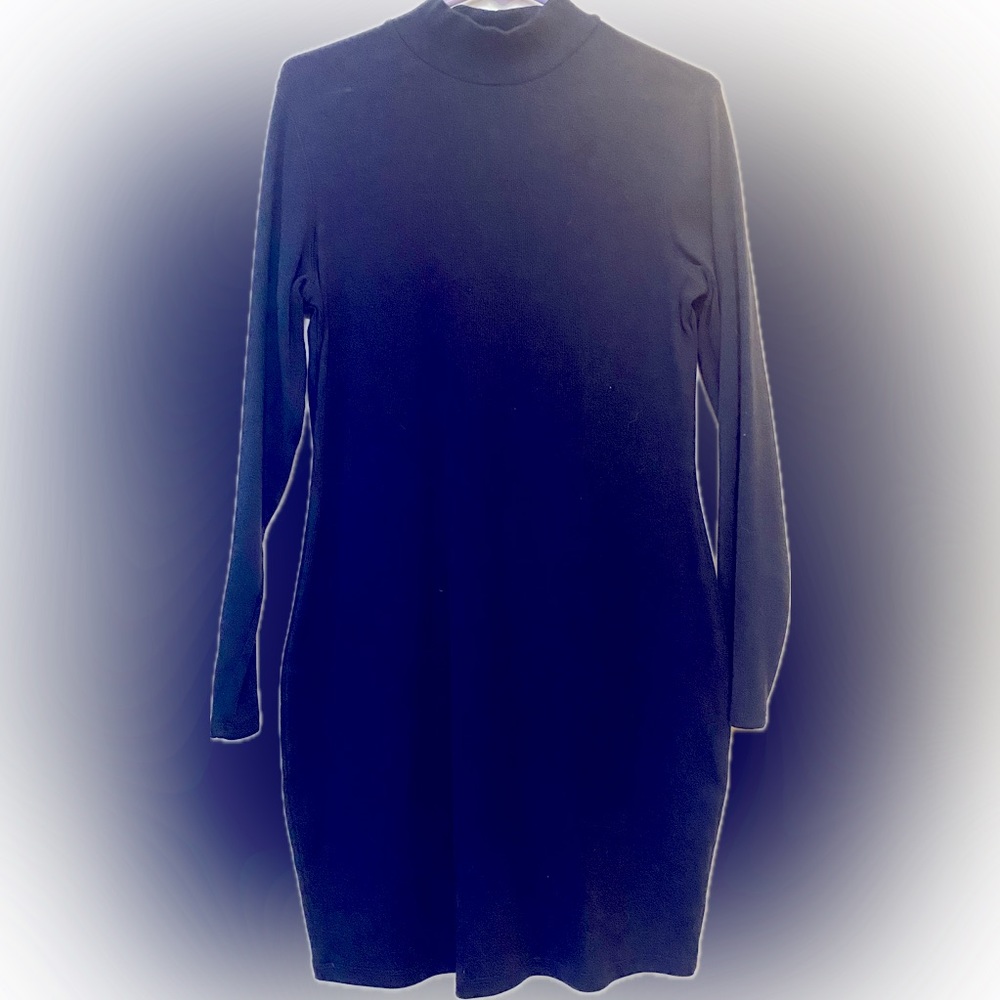 Navy blue Old Navy sweater dress, size L, worn once.